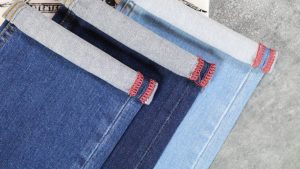 Hình ảnh mẫu về chất liệu màu sắc chuẩn bò jeans.