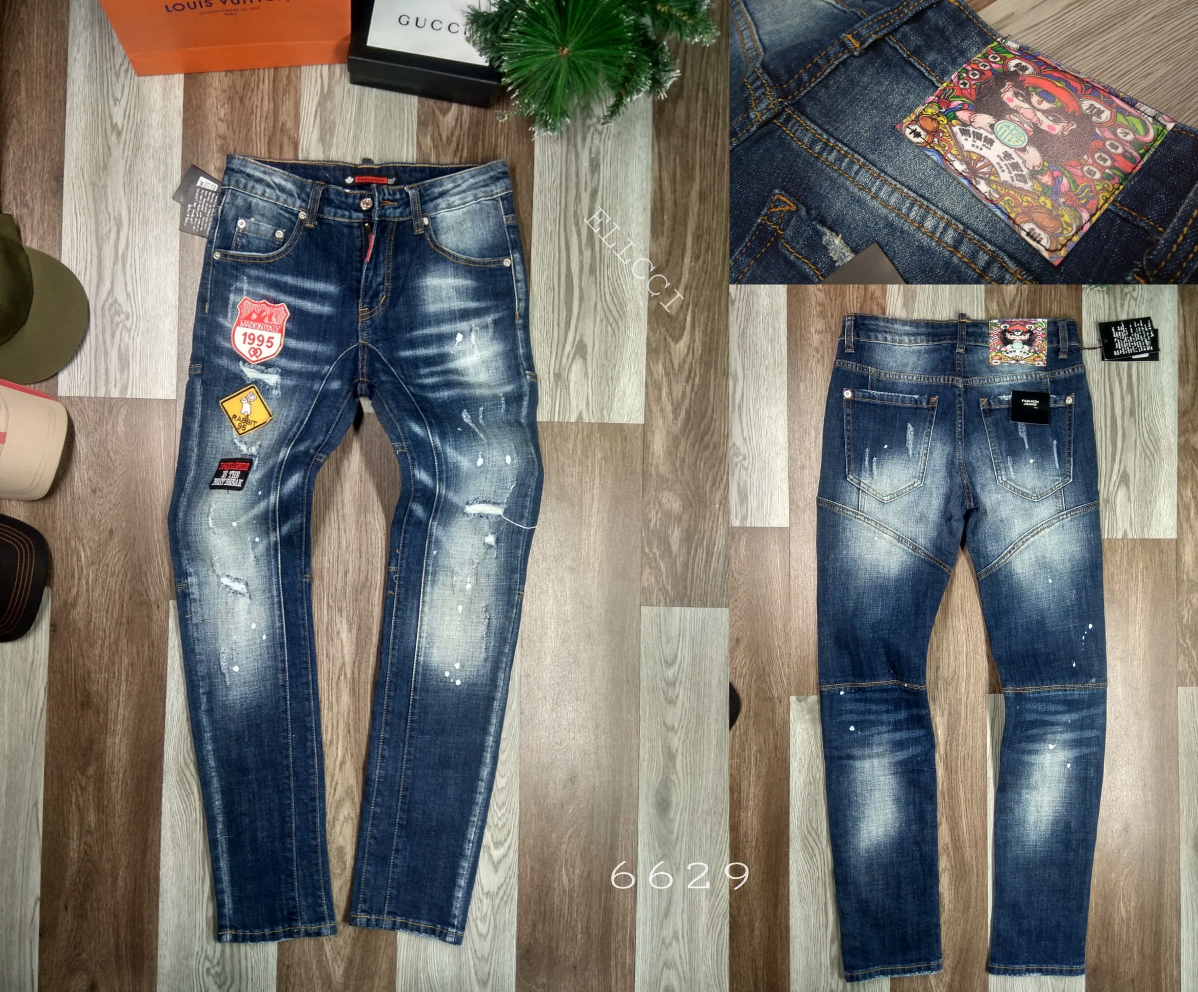 quần jean dsq2 6629 quần jean dsq2 6629