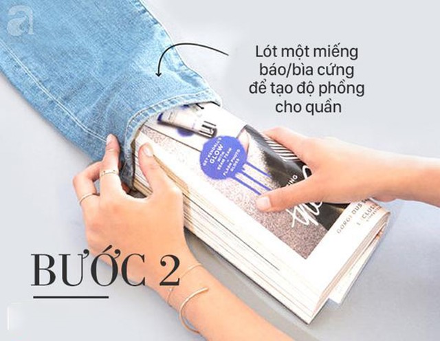 Bước 2: Làm phồng quần