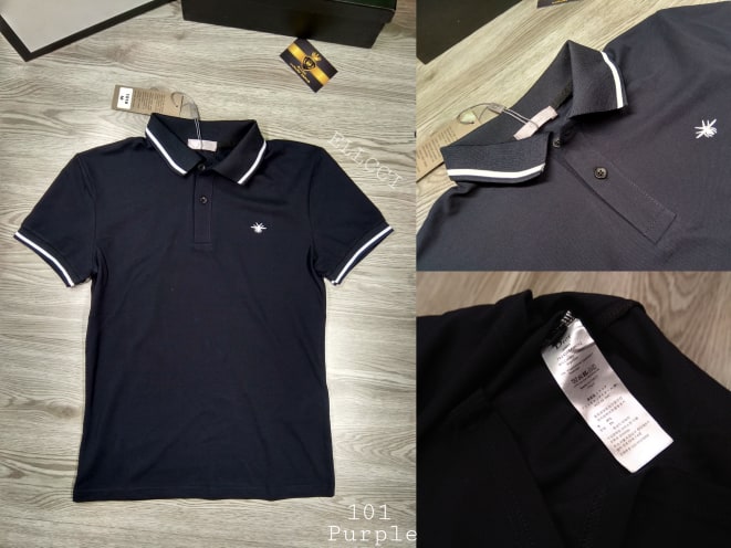 Áo thun Dior 101 đen tím than Áo thun Dior 101 đen tím than