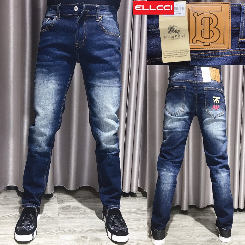 Quần jean nam ống côn - Slimfit jean