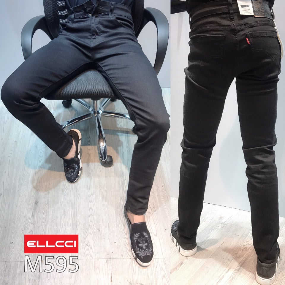 Quần jean nam ống côn - Slimfit jean