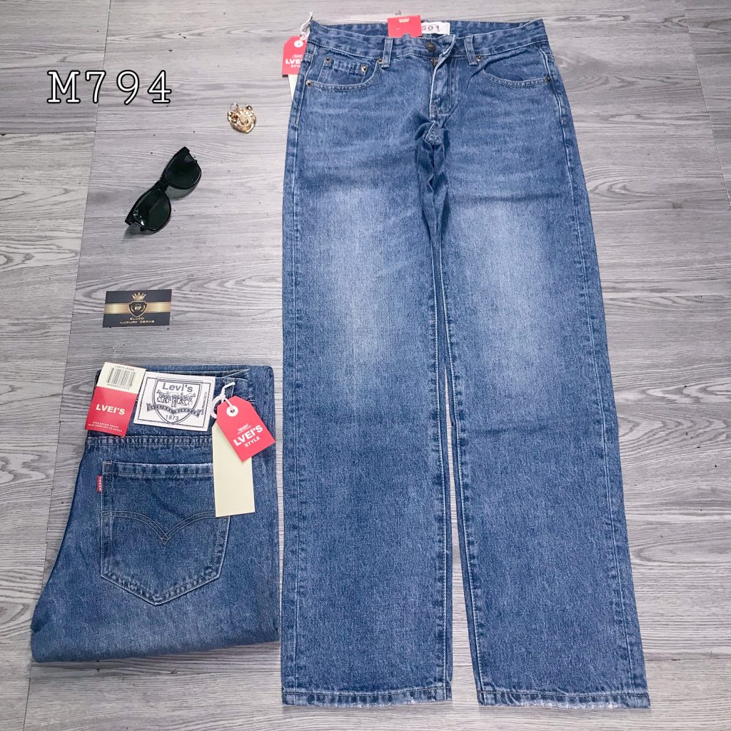 Quần jean nam ống suông - Straight fit jean