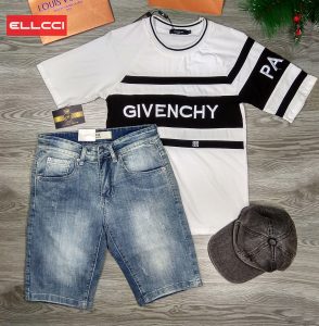 Cách phối đồ với quần short jean7