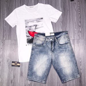 Cách phối đồ với quần short jean6