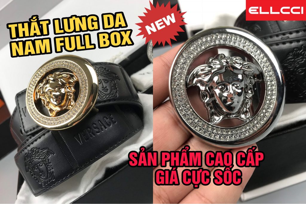 thắt lưng da nam full box