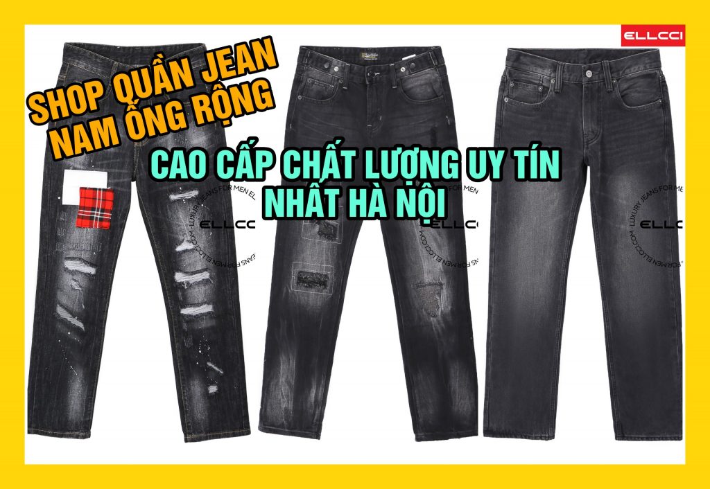 Shop chuyên quần jean nam ống suông