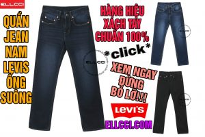 Quần bò Levis ống suông