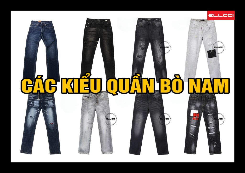 Các kiểu quần bò nam