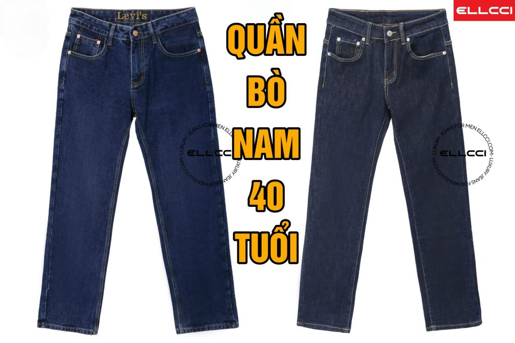 quần bò nam 40 tuổi