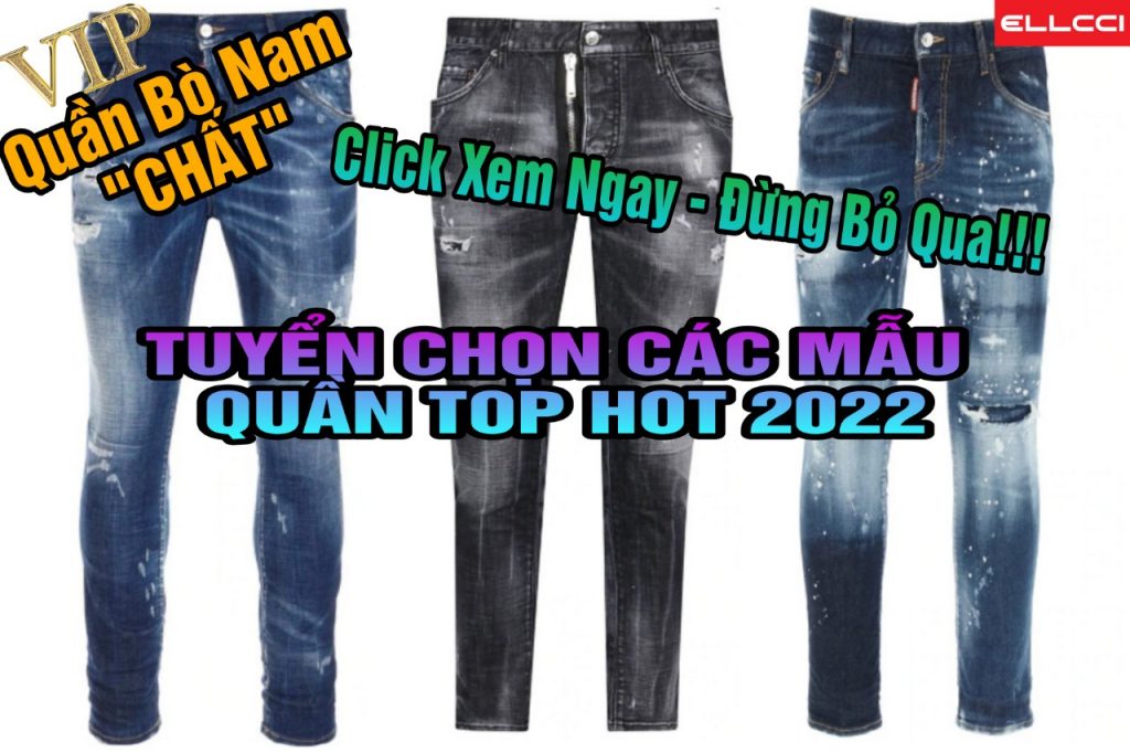 Quần bò nam chất